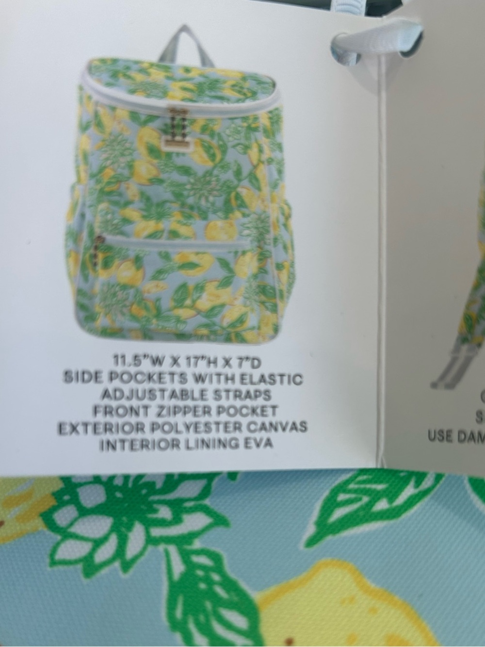 NWT Lilly Pulitzer Backpack Cooler - Picture 6 of 6